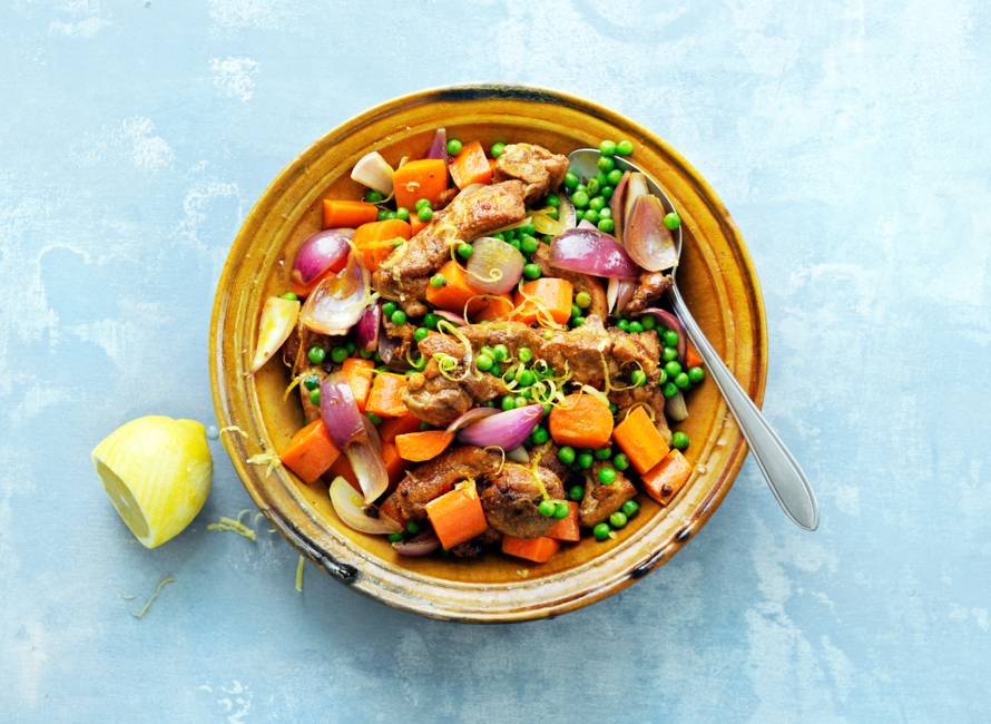 kipstoof met citroen